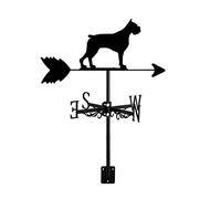 WIQUYBML Veleta de jardín con Forma de Perro Cachorro, Veleta Decorativa para jardín, indicador de dirección del Viento para decoración de techos y Patios Exteriores, Cocker Spaniel (Doberm