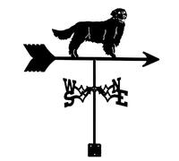 WIQUYBML Veleta de Techo, Veleta Decorativa, indicador de dirección, Adorno para jardín/patio/perro/35 * 50 cm