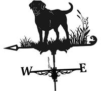 WIQUYBML Veleta Perro Veleta Escena Retro Granja Patio Jardín Decoración Herramientas de Medición Profesionales, Perro(Perro)