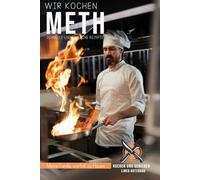 Wir kochen Meth - Lustiges Notizbuch | Fake Kochbuch Cover | Liniertes Journal (100 Seiten) | Witziges Gag Geschenk für Kollegen, Büro, Männer & Frauen
