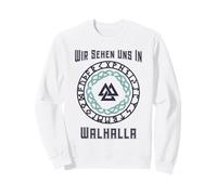 Wir Sehen UNS In Walhalla (Declaración vikinga Alemana) Sudadera