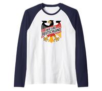 WIR Sind Deutschland Pride Country Alemania Animación Nacional Camiseta Manga Raglan