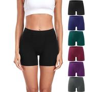 wirarpa Bragas Pantalónes Cortos Boxer Mujer Modal Culotte Shorts Debajo la Falda 6 Pack Multicolor Talla M