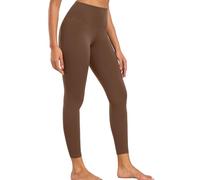 wirarpa Mallas Deporte Mujer de Cintura Alta, Leggings para Mujer, Pantalones de Yoga Suaves Marrón Talla Pequeño