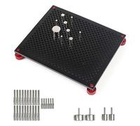 Wire Beading Jig,4.57 X 5.51 Inch Square Jig,30 Metal Pegs for Jewelry Making Tools and Wire Wrapping Kit, (Black)