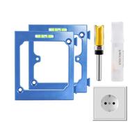Wire Box Template - 86 Type Electrical Receptacle Slotting Cutout Guide