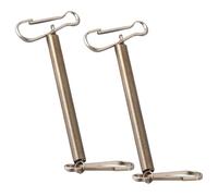 Wire Cage Bottle Holder, Buckle Water Dispenser Fastener, 5.12 Inches Alloy Spring 2 Clip Cage Accessories, Drinking Bottles Buckles for Small Pets Like Rabbits Guinea Pigs Hamsters Use