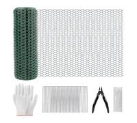 Wire Cages Plants, Animal Plant Protector Cloche Netting for Raised Bed Garden, Chicken Wire Roll Barrier for Vegetables Flowers Greenhouse Deck Porch Yard Outdoor Use 40x1200cm