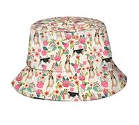 Wire Fox Terrier Dog Bucket Hat Moda Sun Cap Packable Outdoor Fisherman Hat para Mujeres y Hombres Teens Beach Caps Gorra de Pesca