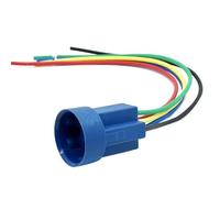 Wire Harness Connector For Selector Rotary Key Switch 16mm 19mm 22mm 25mm Emergency Stop Button Cable Set 1Pcs(6 wires)