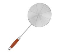 Wire Mesh Spider Strainer - Wood Stainless Steel 43.3x15.2cm | Oil Filter Kitchen Sieve Colander | Fryer Scoop Skimmer Ladle For Pasta Noodles Cooking And Frying