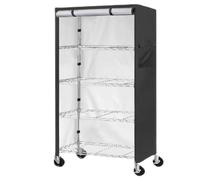 Wire Rack Covers Standing Shelf Cover Pantry Garage Basement Patio Ki