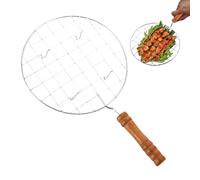 Wire Roaster Rack - Mesh, Heatproof Stand | Anti-Scald Round Grill Tray With Carry Handle, Multiusos Baking For Cookies Cheese Pizza Cooling Cooking Kitchen Picnic Use