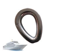 Wire Rope Thimbles Stainless Steel - Rigging Hardware, Marine Fittings, Long Lasting Duraable Wire Rope Equipment | Various Specifications Stainless Steel Thimble Clamp for Cables Anchoring Sailing