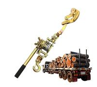 Wire Tensioner Tool, Manual Steel Rope Hoist with Clamp, Durable Carbon Steel Construction with Chrome Coating, Heavy-Duty Farm and Outdoor Utility Tool for Agriculture, Construction, Garden, Tractor