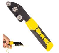 Wire Tool, Wrap Bender, 7.87in Precision Device, Manual Straightener, Stainless Build for Electrician, Reset, Fencing, HVAC, Wrapping, Telecom, Electrical, Box, Repair Work