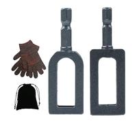 Wire Twister Attachment - Drill Powered Connector Tool, Multifunction Cable Winding Device, Fast Twisting Adapter, Durable Metal Splicing Aid | Connector Twister Tool for Fence Construction Extension