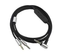 (Wire version) Sennheiser HD202 HD477 HD497 Replacement 3.5mm to 2.5mm Earphone Cable with Tuning Function