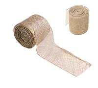 Wired Christmas Ribbon - Gold Bow Ribbon Rolls | Mesh Ribbons for Garland, Staircase, Wreath Making, Centerpieces, String Lights, Crafts, Christmas Tree, Holiday Decor