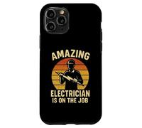 Wired for Greatness Bold Electrician Power Design Trades tee Carcasa para iPhone 11 Pro