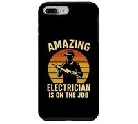 Wired for Greatness Bold Electrician Power Design Trades tee Carcasa para iPhone 7 Plus/8 Plus