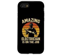 Wired for Greatness Bold Electrician Power Design Trades tee Carcasa para iPhone SE (2020) / 7/8