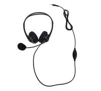 Wired Headphones Comfortable Inline Control Wired Headset with 3.5mm Jack Noise Canceling Mic Volume Control for PC Laptop Phone