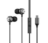 Wired Heavy Bass Headphones - Stereo Metal Earphones, Ergonomic Sports Earbuds | Skin-Friendly, Secure Fit, Pure Bass, Wide Frequency 20-20kHz, Compatible With Mobile, Tablet, Laptop, Computers