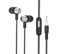 Wired Phone Earbuds - Wired In-Ear Headphones, In-Ear Wired Headphones | Wired Phone Earbuds In Ear Wired Earbud for Walking, Cycling, Jogging, Airplanes, Travel