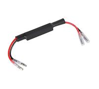 Wired resistors with Quick connectors, 2 pcs - 12V - 10 Ohm - 10 W