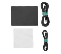 Wired USB Trackpad Large Slim Aluminum Alloy Portable Touchpad Mouse with Multi Gesture for Desktop Computer Laptop 11 10 Office Home (Black)