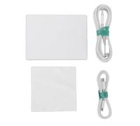 Wired USB Trackpad Large Slim Aluminum Alloy Portable Touchpad Mouse with Multi Gesture for Desktop Computer Laptop 11 10 Office Home (White)