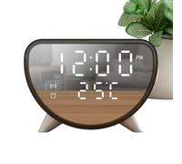 Wireless 15W Charging Station Alarm, Bedside Sleep Aid High Precision Clock Phone Charger for Families Lovers Coworkers