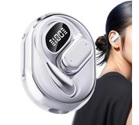 Wireless AI Earbuds, Real Time Translation Headphones, Noise Canceling Hook Earphones for Sports and Gym, Language Interpreter Device for School Learning, Portable Translator with Compact Design