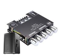 Wireless Amplifier Board | AUX Input, Audio Receiver, Bass Control | 2.1 Channel Stereo Amplifier Board Portable Wireless for Home, Store, Studio, Live Sound, Outdoor Events, Spe