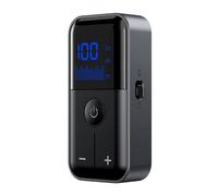 Wireless Audio Adapter, 2 en 1 Transmitter Receiver, 2,48 x 1,22 x 0,91 pulgadas, Compact Low-Latency Converter with 3,5 mm Jack and TF Card Slot, Ideal para Systems, Airplanes, Gym Equipment