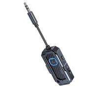 Wireless Audio Transmitter, Compatible Adapter, 1.06x5.04x0.51 Inches Stereo and Car Systems, Audio Receiver Transceiver for Gym Equipment, Kids, Teens, Family, Friends, Travel Use