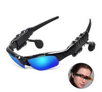 Wireless Bluetooth Sunglasses with Headphones Polarized Music Sunglasses Built-in Mic for Outdoor Cycling Running Driving Fishing a