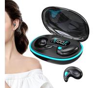 Wireless Bone Conduction Headphones - Side Sleeper Friendly Sleep Earbuds | Ope Design with Noise Cancelling, Ipx5 Waterproof & Portable Charging Case Compatible with All Smart Devices