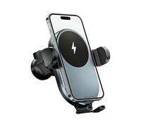 Wireless Car Charger - 15W Adjustable Wireless Cellphone Charger for SUV | Fast Charging Phone Holder with Auto-Clamping Arms & Technology for Car, Automotive and Vehicle