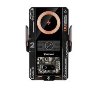 Wireless Car Charger - 66 W Fast Charging Auto Clamp, Car Vent Mount Holder, Soporte de teléfono ajustable | Compatible Phone Charger, Dashboard and Air Vent Mount for Smartphones Travel Commute