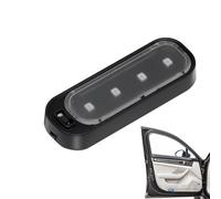 Wireless Car Door Warning Light, Wiring- Car Door Lights, Welcome Courtesy Shadow Projector Lamp Car Pedal Pathway Lights for Anti Rear-End Collision