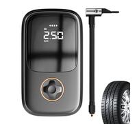 Wireless Car Tire Pump, inteligente USB recargable Air Inflator, multi modo portátil Compressor, Light and Digital Display for Road Cycling, Tires, Motorcycle, Ball, Use, 18,3/1,9/17,1 pulgadas
