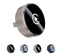 Wireless CarPlay Adapter, 2025 Wireless CarPlay Adapter for iPhone Android, Relativelk Carplay, Plug & Play 2-in-1 Adapters with 2.4/5GHz WiFi and Bluetooth 5.0 (Gray and White)