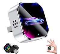Wireless CarPlay Adapter for iPhone Android, 2 in 1 Bluetooth Carplay Plug and Play for Car, with 2.4/5GHz WiFi and Bluetooth 5.0, 2025 Upgraded Mini USB Wireless Apple Car Play Adapter (Style-E)