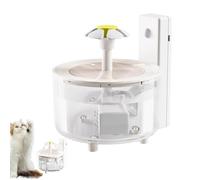 Wireless Cat Water Feeder - 1,5 L/53 oz Fountain, sensor de movimiento habilitado, diseño energético | Quiet Large Capacity Drinking Station for Cats Dogs Puppies Indoor Pet Hydration Maintenance