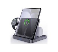 Wireless Charger, Induction Charging Stand for Samsung Galaxy Z Fold 6/5/4/3/2, Z Flip 6/5/4/3/2, iPhone/Google/Xiaomi Series