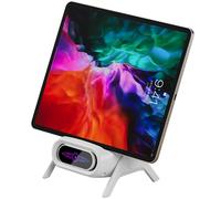 Wireless Charger, Mobile Phone Stand, 3.94x3.7x5.47 Inches 15W Magnetic Fast Charging Pad, Anti-Slip Base and Adjustable Angle, Compact Charging Dock for Bedroom Coffee Table, Desk
