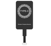 Wireless Charging Adapter Type C | Ultra Slim Receiver Pad for Mobile Quick Power Transfer, Safe Thin Fast Speed Type-C Connector for Smartphones, Compact Charging Accessory for Daily Use Travel