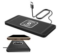 Wireless Charging Pad for Car - Non slip Silicone Phone Charger | automatic sensing charging mat, Fast Charge Dock for Dashboard Travel Truck and Road Trip Use